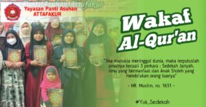 Wakaf Al-Qur'an untuk Anak Yatim Dhu'afa